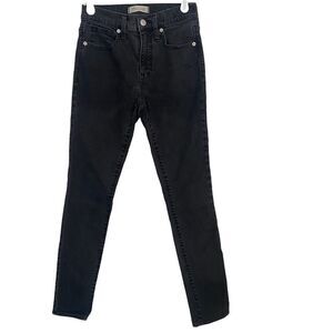 Madewell Black 9" High Rise Skinny Sz 25